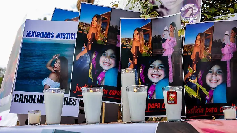 Marcha por Carolina Flores en Ensenada